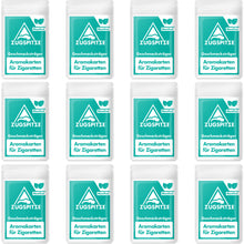 Lade das Bild in den Galerie-Viewer, ZUGSPITZE Jahresvorrat 12x 30 Menthol Aromakarten für Zigaretten oder Tabak - Menthol aus 100% natürlicher japanischer Minze